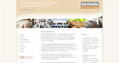 Desktop Screenshot of die-turnhalle.com