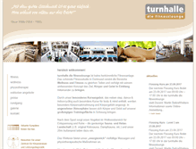 Tablet Screenshot of die-turnhalle.com